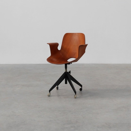 Sedia da ufficio Medea di Vittorio Nobili per Fratelli Tagliabue, Italia 1950