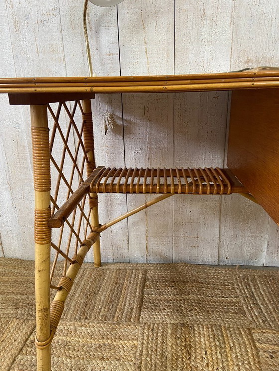 Image 1 of scrivania in rattan