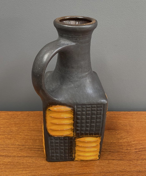 Image 1 of Jarrón marrón y naranja de Carstens modelo 7444-25 West Germany Pottery