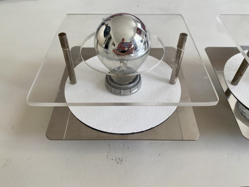 Jocelyne Trocmé Disco Wall Light 1 – wandlampen, Plexiglass, Metal (photo 2 of 5)