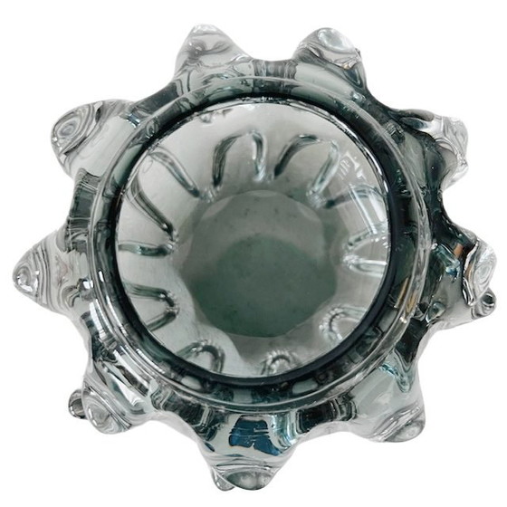 Image 1 of Polspotten Hobnail Glass portacandele in vetro fumé