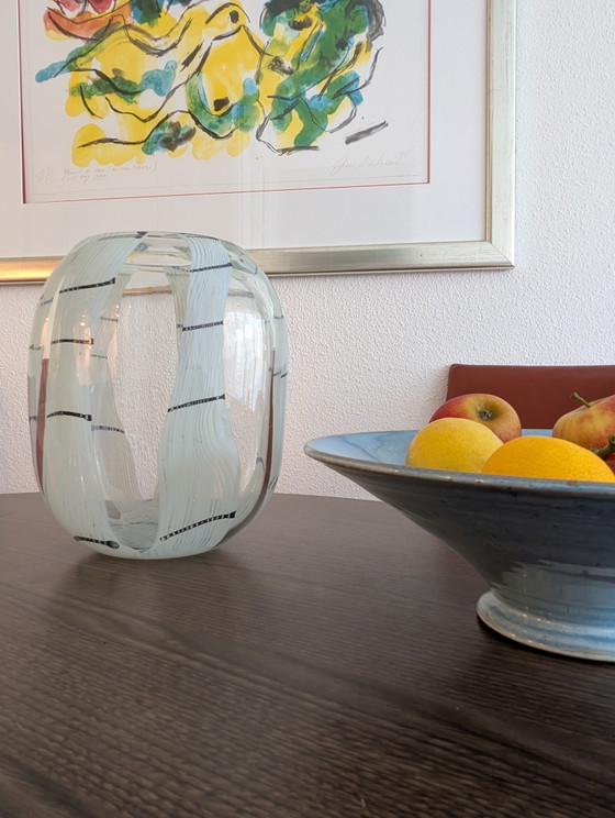 Image 1 of Henry Dean vase made of mouth-blown glass of 4333 grams!