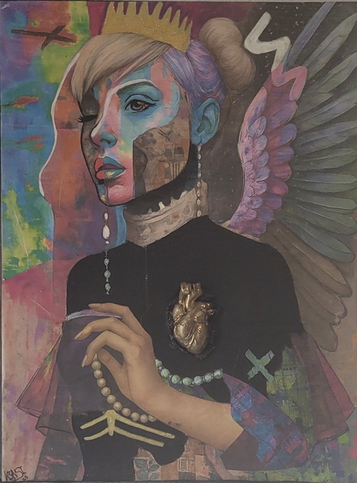 Queen of Fragments Canvas