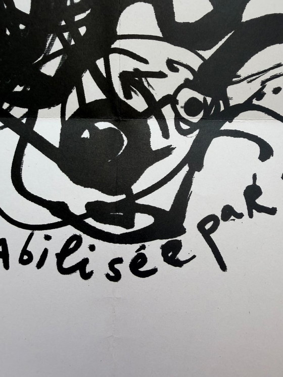 Niki de Saint Phalle, Niki Stabilisée par Jean Tinguely, originele tentoonstellingsposter – Paper (photo 5 of 10)