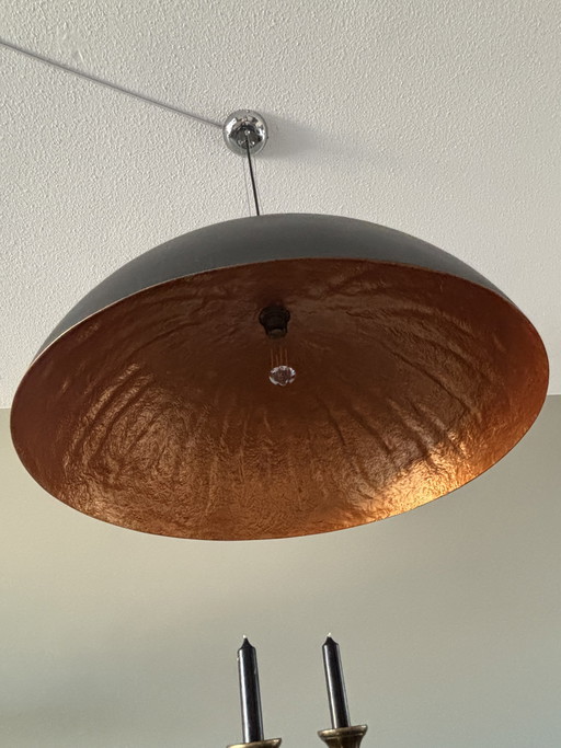 2 lampade a sospensione ETH Mezzo Tondo design Ø70 cm