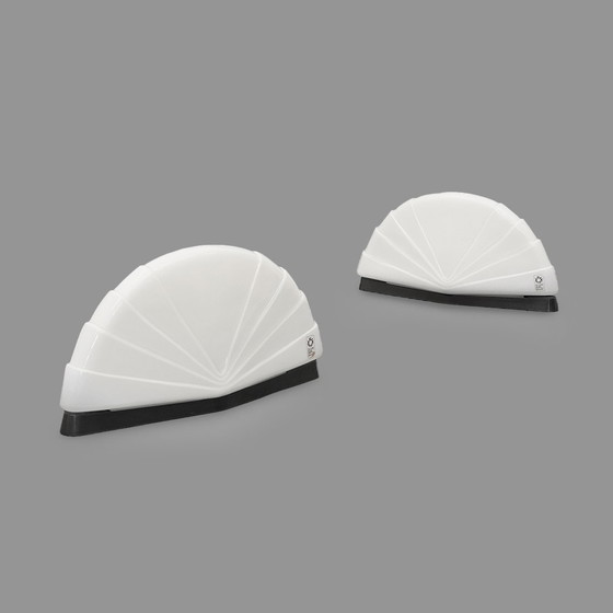 Image 1 of Paar "Flores" tafellampen van Paolo Nava voor Leucos, jaren 1980