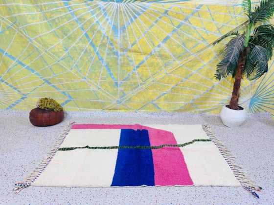 Image 1 of Tapis marocain traditionnel en laine 200cmx150cm