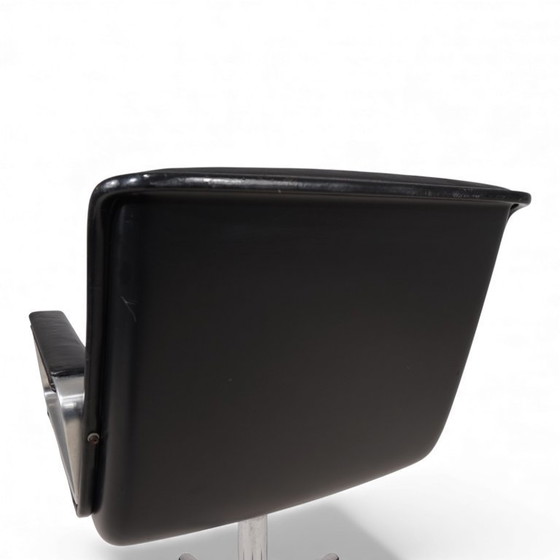 Image 1 of Sedia girevole da conferenza/pranzo Wilkhahn Delta in pelle di Delta Group, 1960