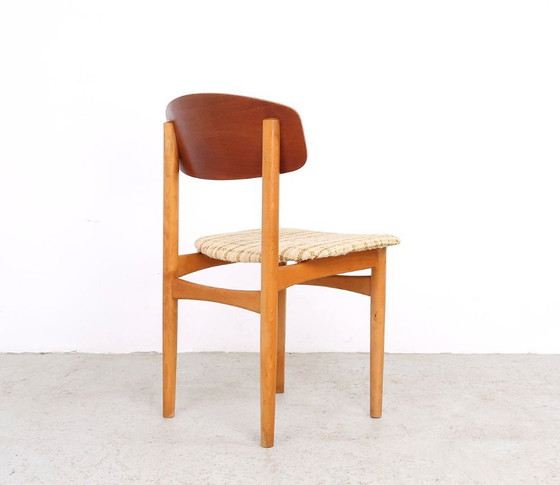 Børge Mogensen Model 122 Eetkamerstoelen, Søborg Møbelfabrik, 1952 – Textile, Wood (photo 7 of 13)