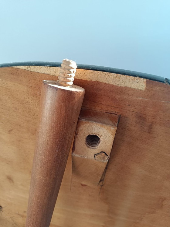 Image 1 of Kidney-shaped side table from the 1960s