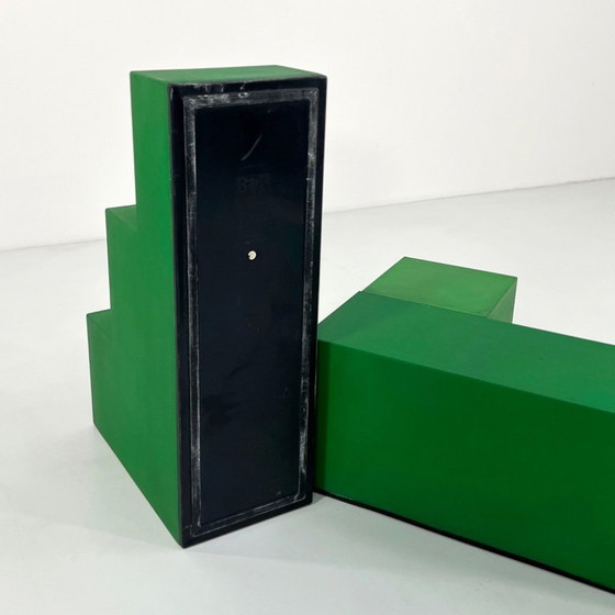 Image 1 of Set of Green Gli Scacchi Coffee Tables by Mario Bellini for B&B Italia, 1970s