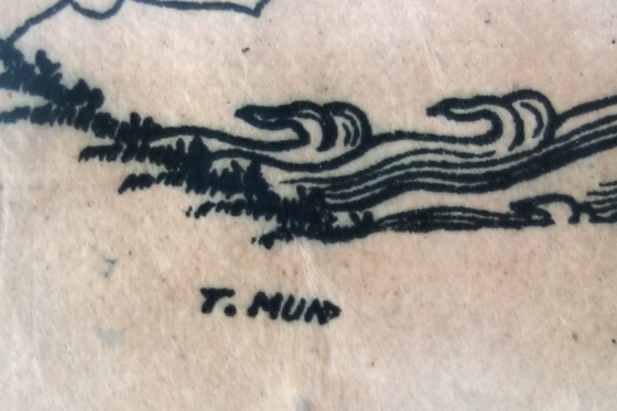 Incisione divinità buddista in danza – Litografie e stampe, Altro, Legno (photo 5 of 9)