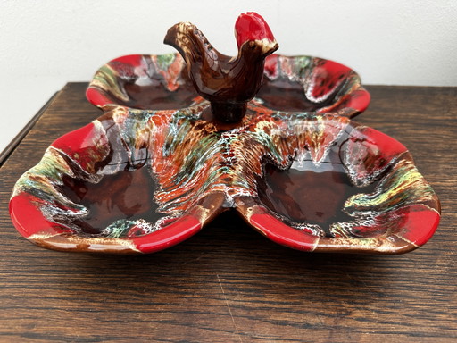 Vintage-Horsd'oeuvres-Servierbesteck aus Keramik von Vallauris