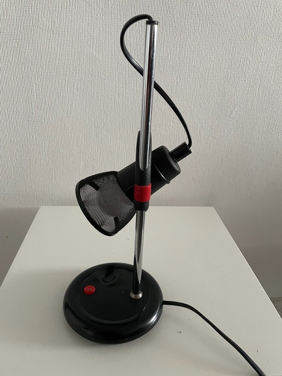 Roger Tallon Schreibtischlampe für Erco., Schreibtischlampen, Metall, Kunststoff, Schwarz (Foto 3 von 5)