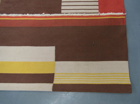 Image 1 of Rare Geometric Carpet by Antonin Kybal, 1948