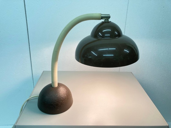 Image 1 of Temde Type 21 tafellamp in bruin jaren 70 design