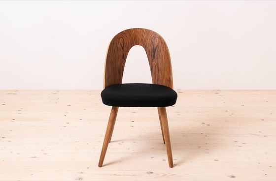 Image 1 of Set di 4 sedie da pranzo Mid-Century di Antonin Šuman, rivestite in tessuto Kvadrat