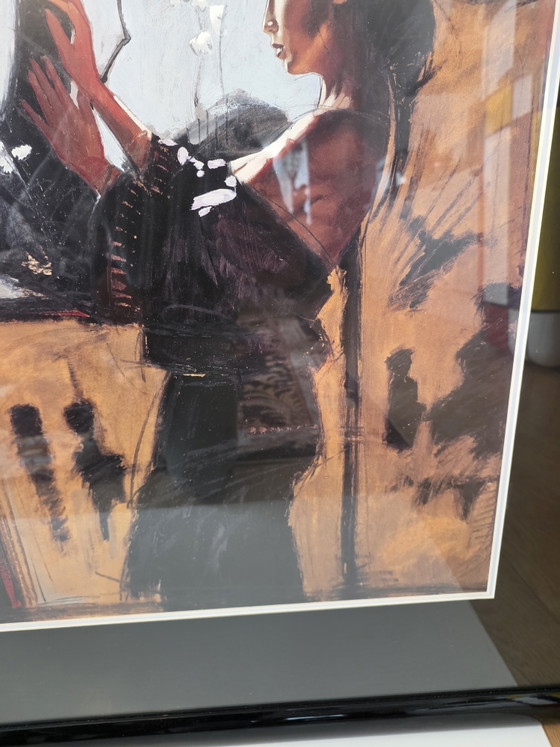 Nico Vrielink – Groot Ingelijst Kunstwerk (1992) – Handgesigneerd & Genummerd (421/500) – Mint Staat! (photo 8 of 14)