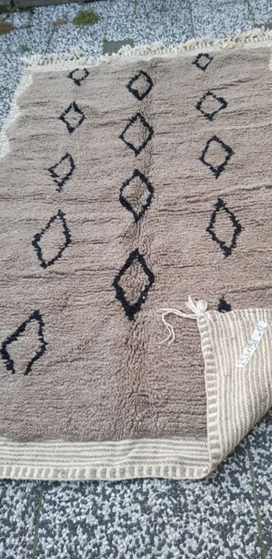 Image 1 of Handgeknoopt Berber tapijt wol 253x158cm