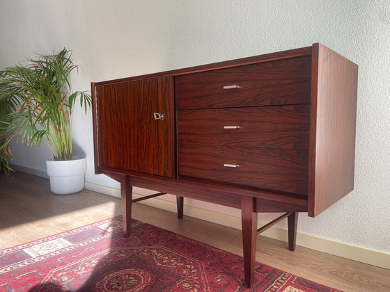 Image 1 of Danish rosewood sideboard with bookmatched veneer
