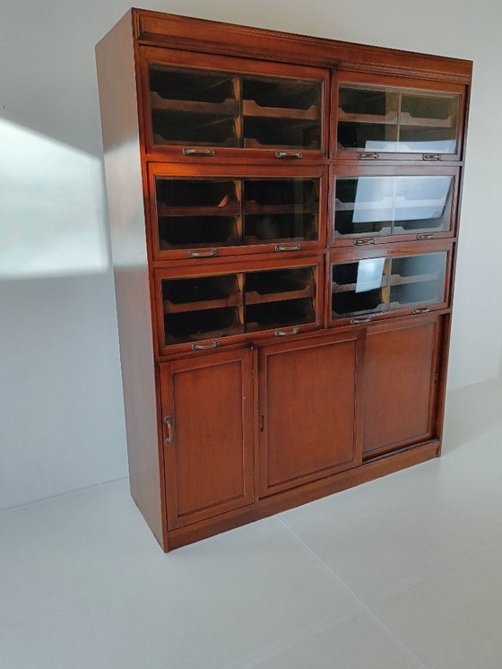 Image 1 of Vetrina per merceria inglese con cassetti in vetro