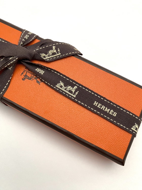 Image 1 of Hermès Büffelhorn-Klappmesser, gefertigt von Jacques Mongin