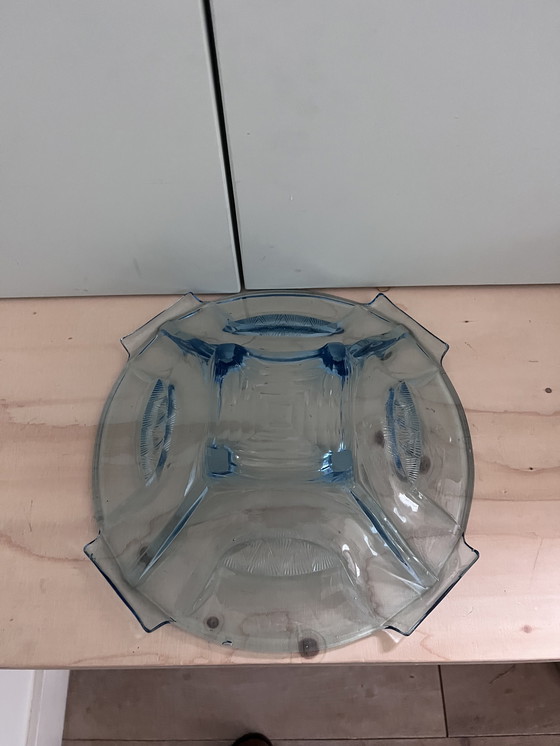 Image 1 of Walther & Sohne frutta in vetro perschaal Artdeco anni '30