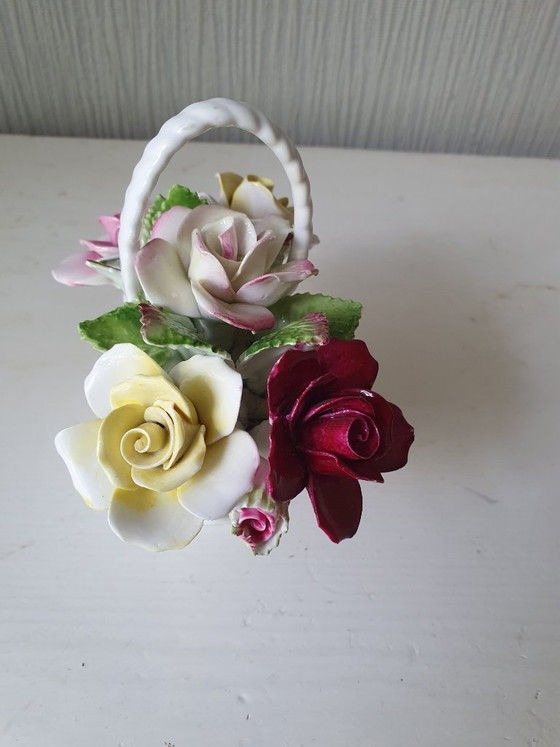 Image 1 of Royal Doulton flower basket – Fine Bone China – vintage England