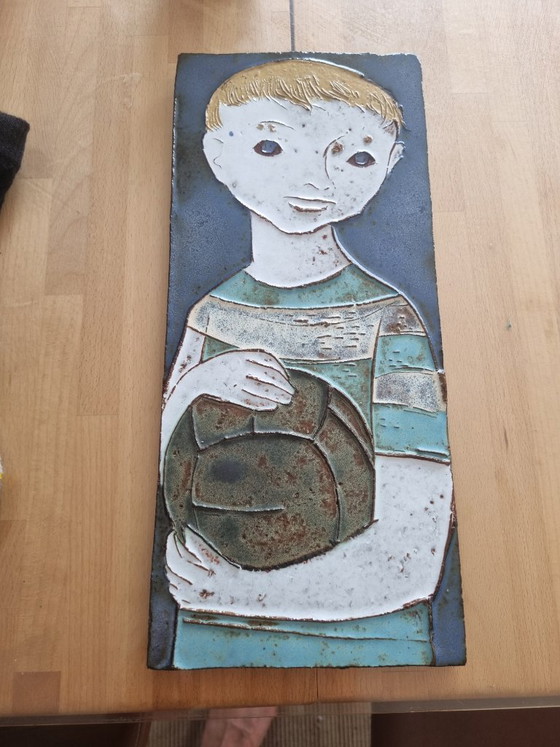 Ceramic Wall Tile Amphora 1970 – Vandeweghe, Wall decoration (photo 3 of 5)