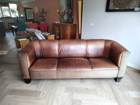 Canapé de Josef Hoffmann, Palais Stoclet – Canapés 3 places, Leather (photo 3 of 6)