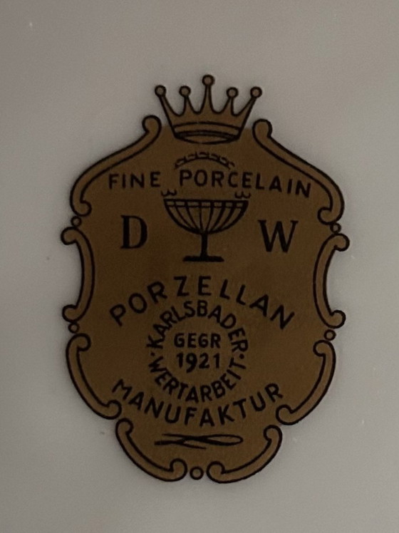Image 1 of JKW Karlsbad verguld porseleinen set