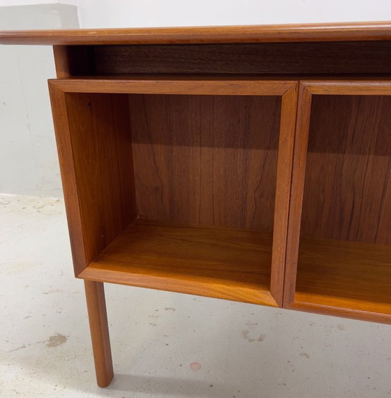 Image 1 of Teak Executive Desk By Arne Vodder For Brouer, 1960s