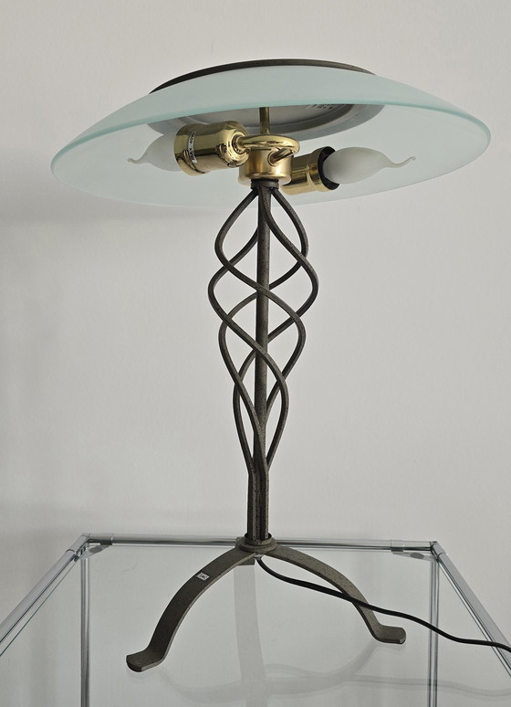 Image 1 of Lampada UFO vintage dell'era spaziale – SMC – Design postmoderno – Anni '80