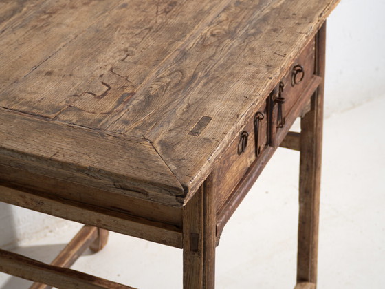 Antique Chinese work table with drawers – China, circa 1900 – Desk (photo 21 of 40)