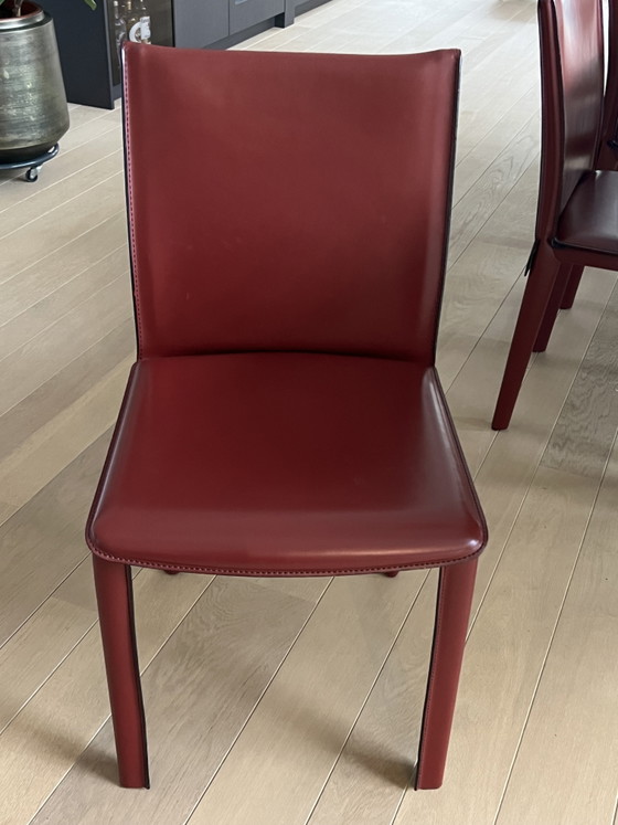 8x Design Dining chairs ARPER – Leather (photo 3 of 5)
