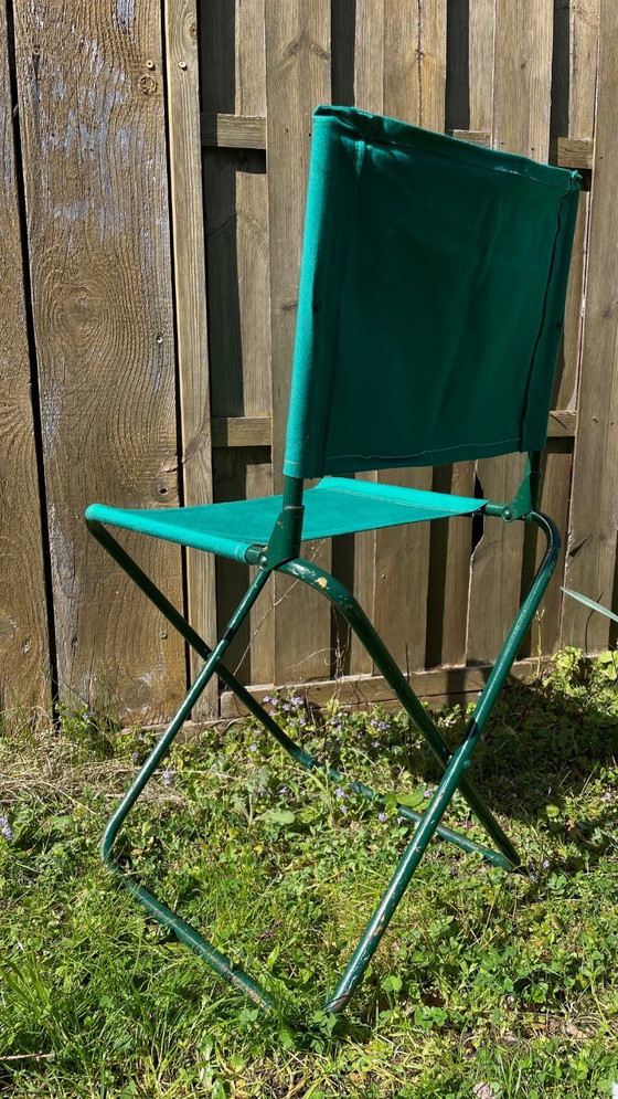 Image 1 of CHAISE pliante CAMPING Vintage
