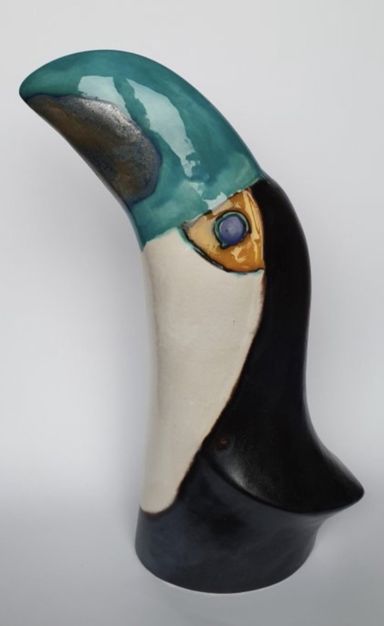 Image 1 of Toekan, keramiek, ontwerp Slawomir Budka (39 cm)
