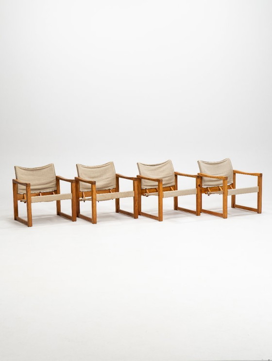 Image 1 of Midcentury Modern Set of Four Karin Mobring Armchairs Model Diana by Ikea in Sweden, 1970s
