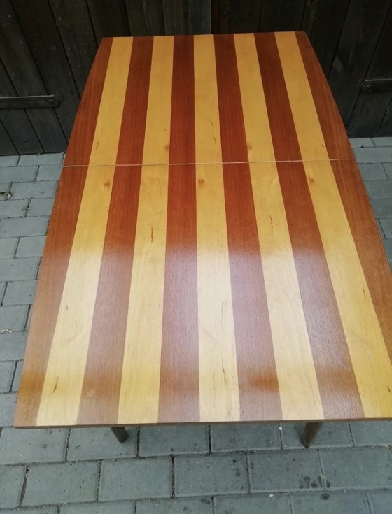 Image 1 of Table 60s, Midcentury, real wood, two-tone and extendable