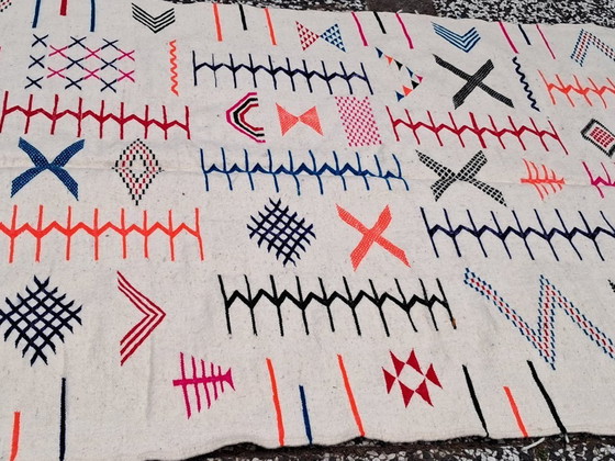 Image 1 of Handgeknoopt Berber kleed wol 233x138cm