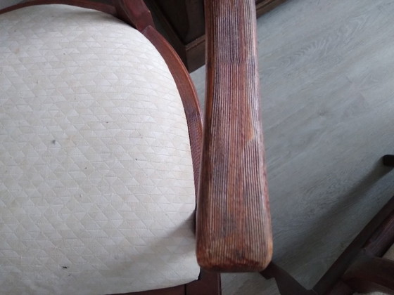 Set di 2 poltrone in stile Art Nouveau. – Textile, Wood (photo 5 of 13)