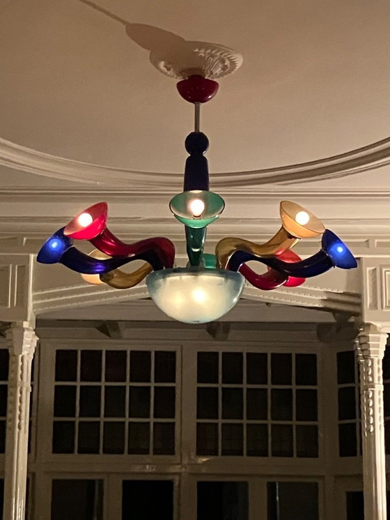 Image 1 of Artemide VeArt Leda Murano glass chandelier