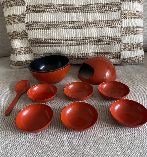 Space age pindaset compleet 1970s