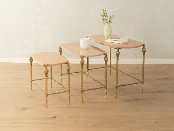 Image 1 of Tables gigognes de style Hollywood Regency des années 1970