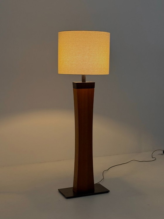 Italiaanse Mid Century Vloerlamp Van Teakhout – Vloerlampen, Wood, Metal (photo 6 of 23)