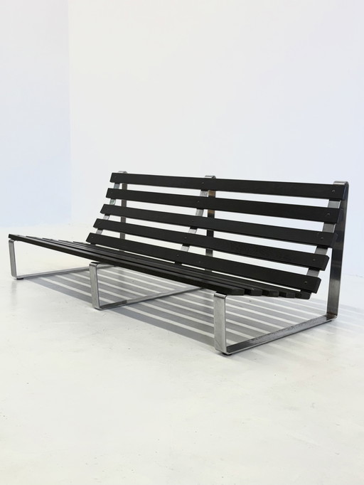 Vintage Slatted Sofa by Kho Liang Ie for Artifort