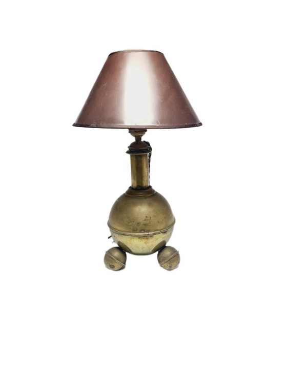 Art Deco Bedside Lamp, Belgium, 1930s – Table lamps, Metal, Brass (photo 6 of 17)