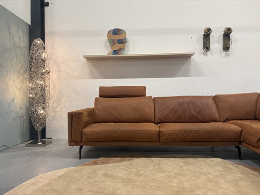 Leolux Bellice Hoebank Danza Mocha leather