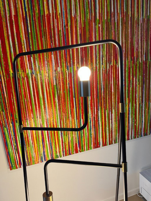 Beaubien floor lamp black/copper