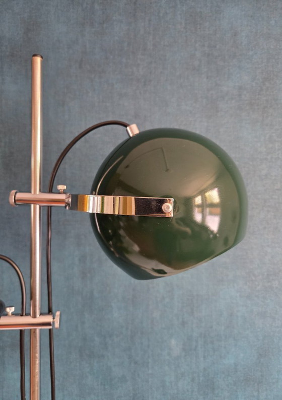 Image 1 of Vintage floor lamp - Gepo - 1970s - Green